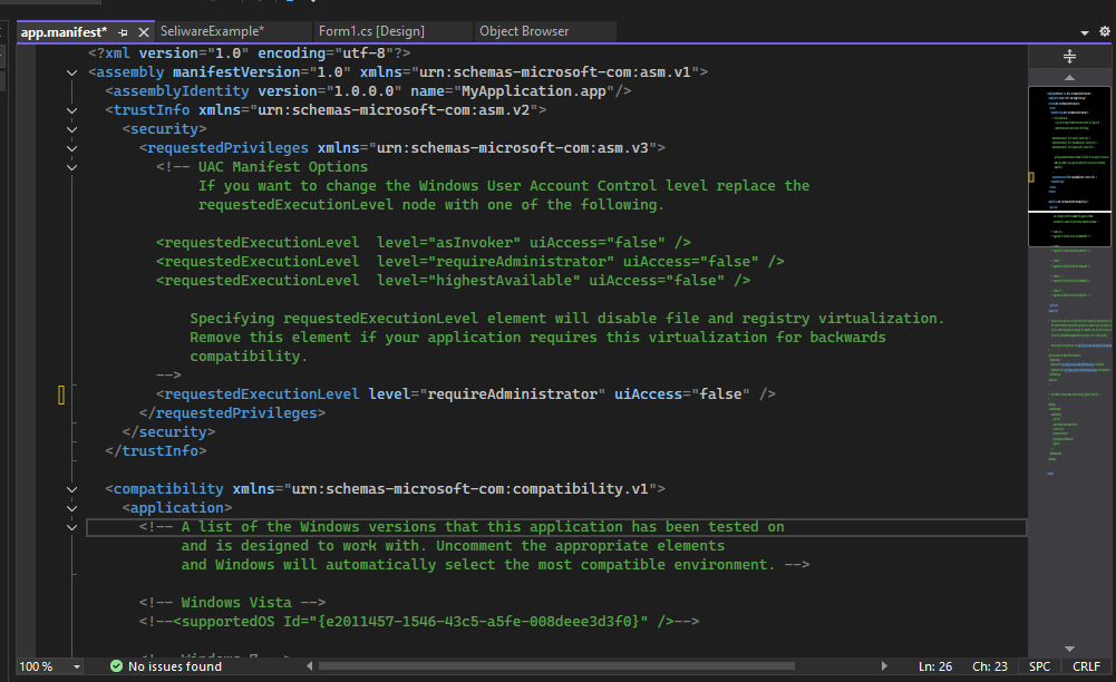 Manifest File